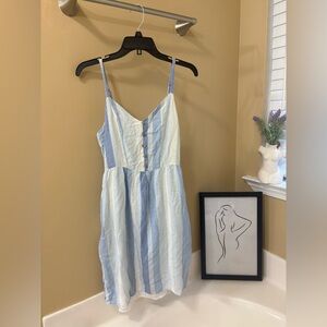 5/$20 Joie Striped Linen Blend Dress 4